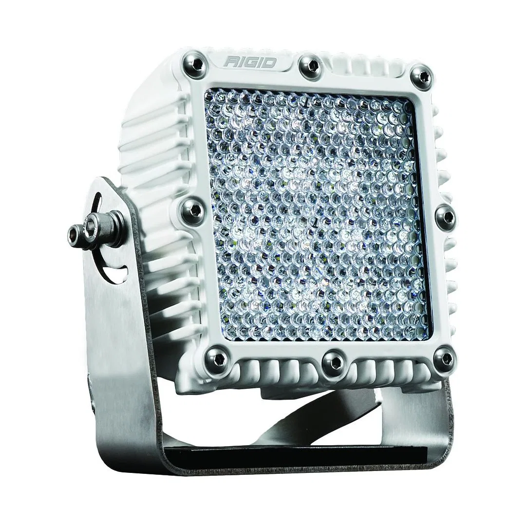 245513 – RIGID IND Driving/ Fog Light, LED Bulb Clear Beam 7 Inch Square 123 Watt Bulbs Amp Draw 8.8 AMP Diffused Flo...